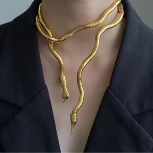 Serpenti Gold Snack Necklace-Bracelet-Multifunctional